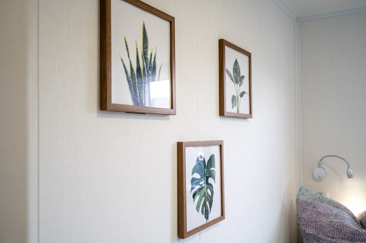 Dekoration in der kleinen Schlafkoje